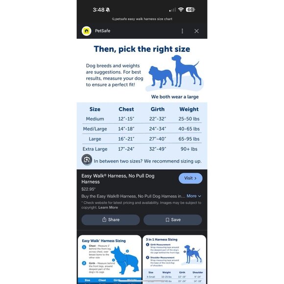 EUC Petsafe Easy Walk Step-in Harness Size Small Teal/Black - Picture 8 of 8